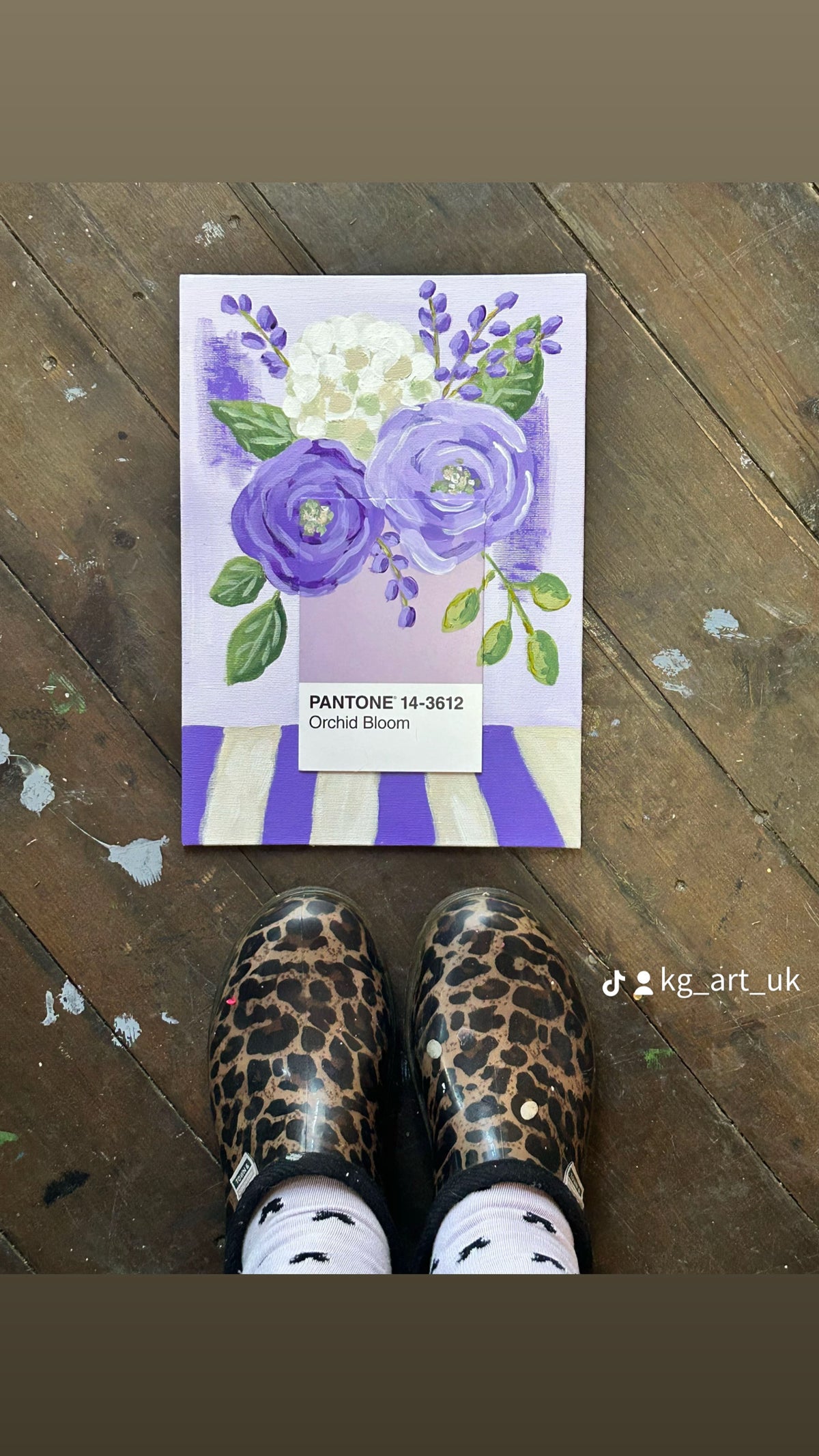 Pantone Orchid Bloom Print