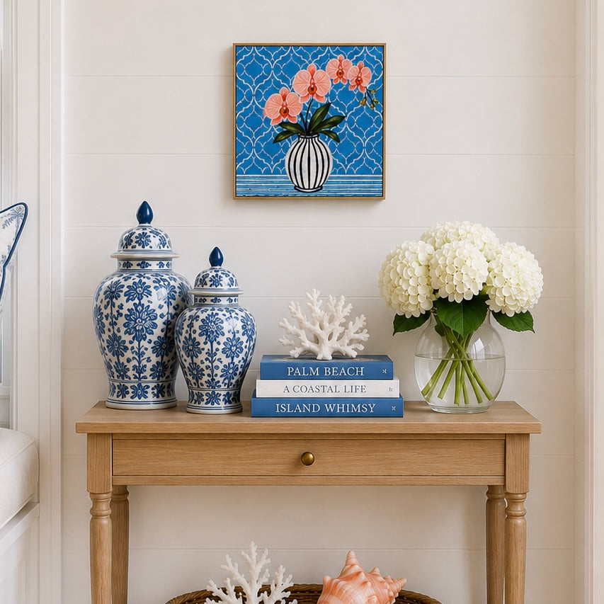 Cornflower Orchid Print