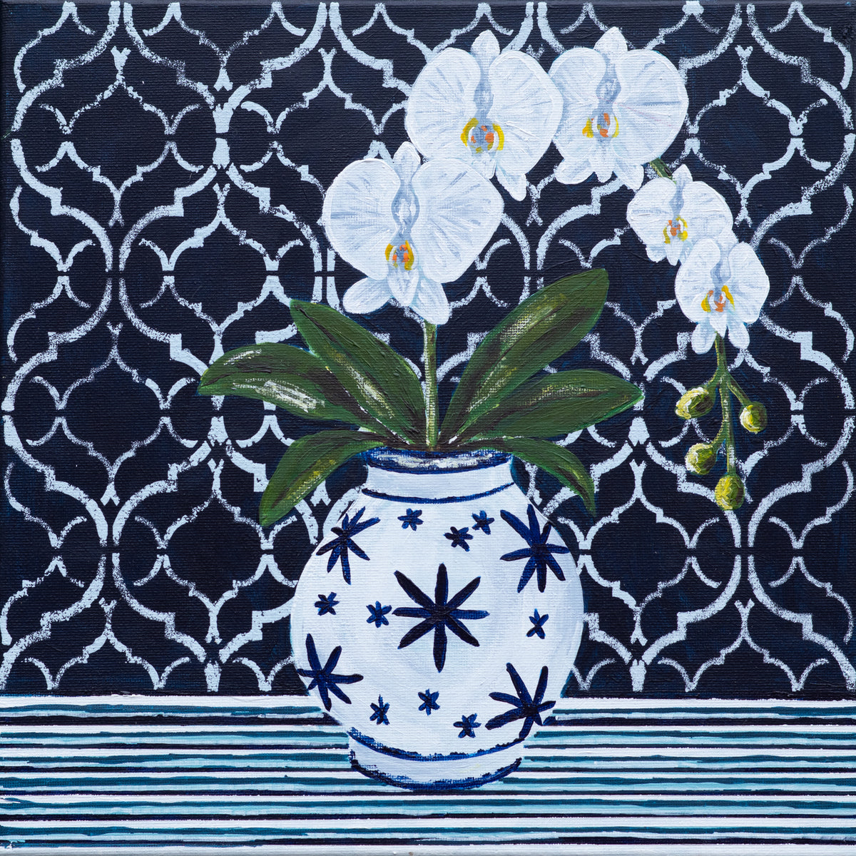 Midnight Orchid Print