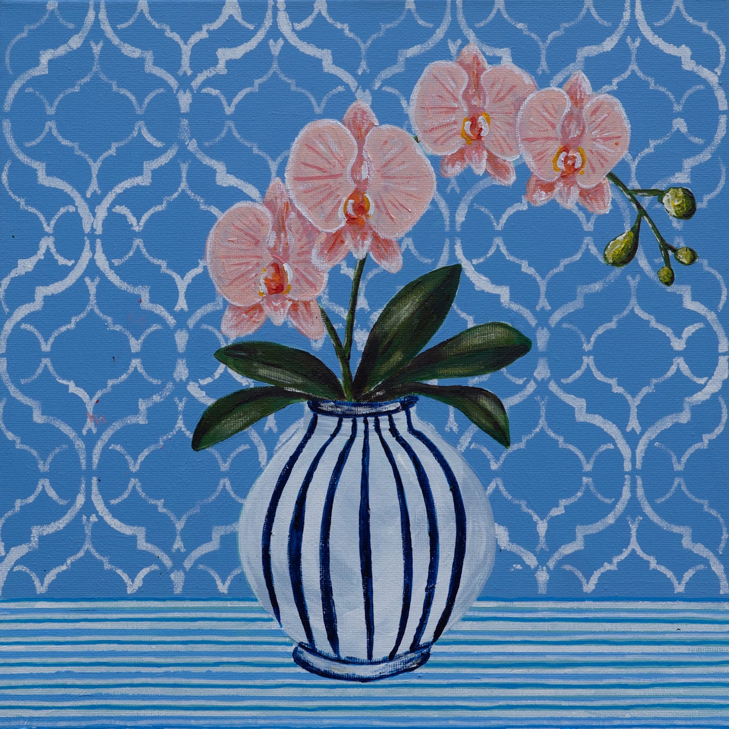 Cornflower Orchid Print