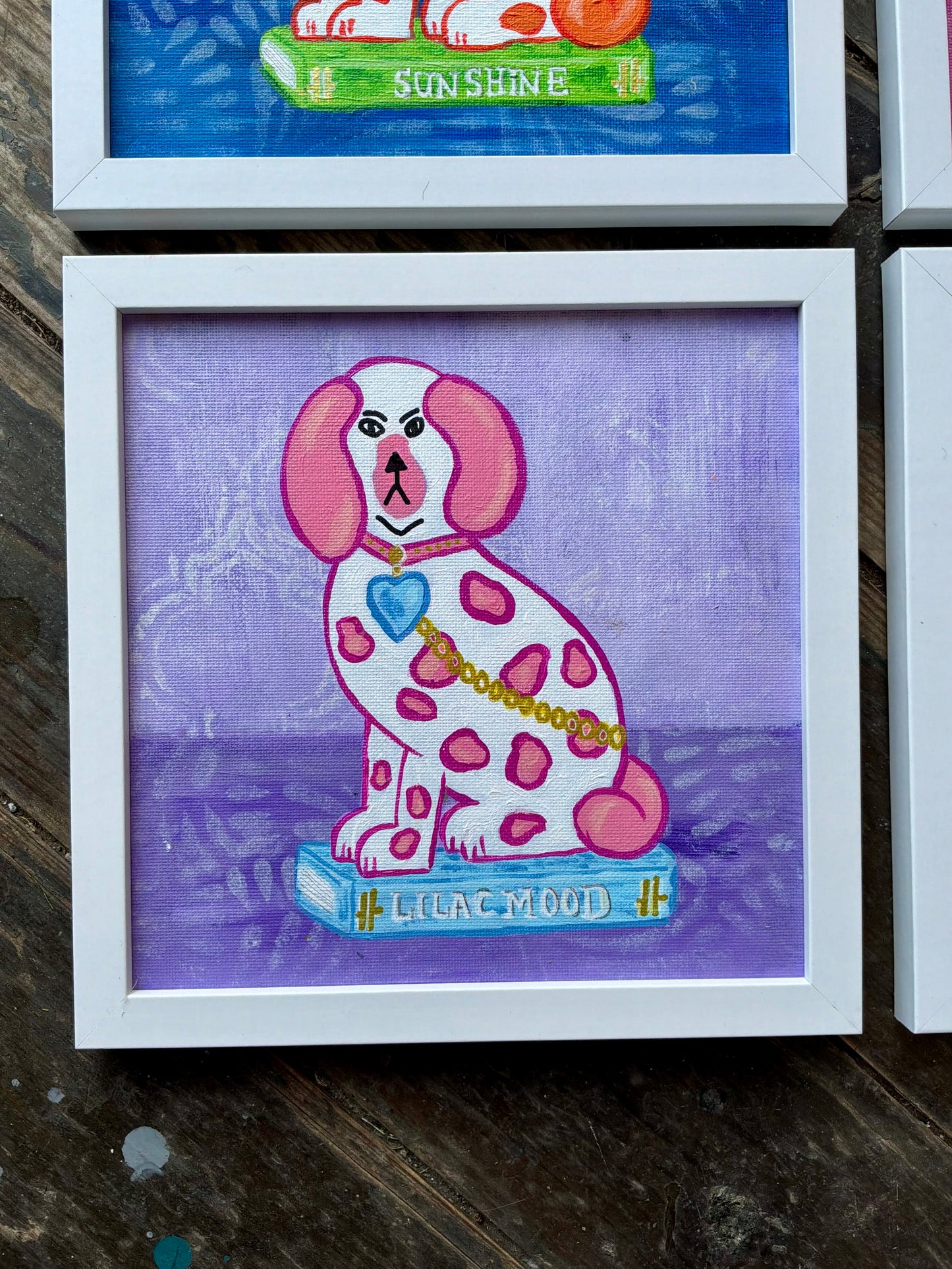 Lilac Mood Dog Original