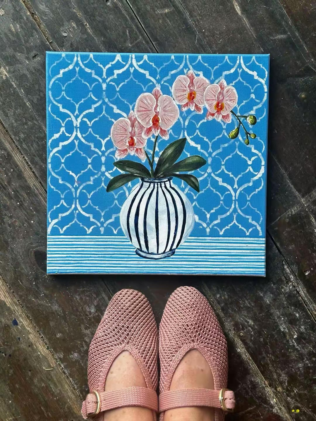 Cornflower Orchid Print