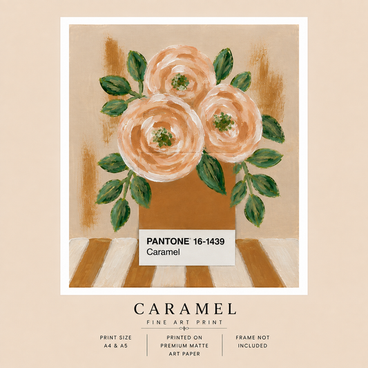 Pantone Caramel Print
