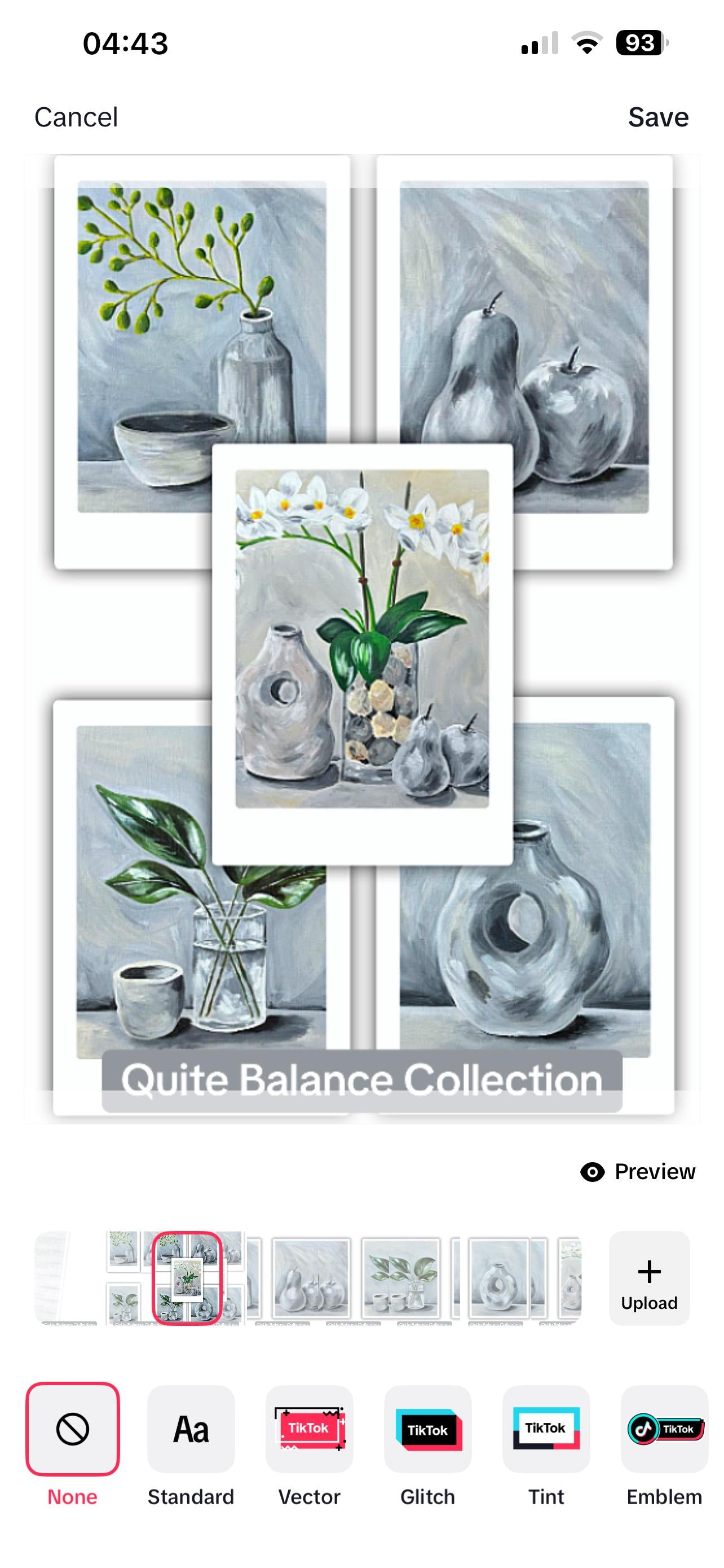 Quiet Form Fine Art Print | Modern Ceramic Vase Still Life | Neutral Minimalist Wall Art | Contemporary Home Decor (12x12)