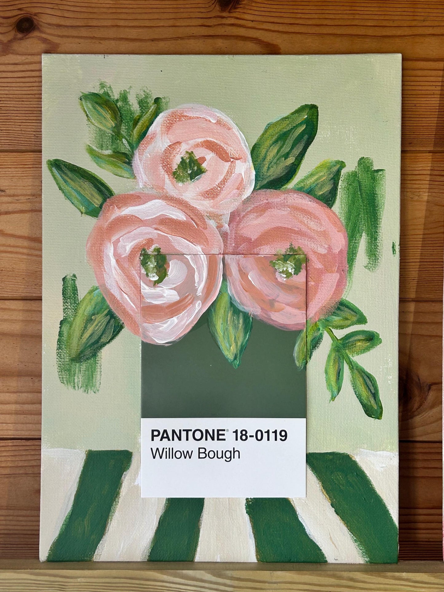 Pantone Willow Bough Print | Green Botanical Wall Art | Floral Fine Art Print | Sage Green Decor | A4 A5 Print